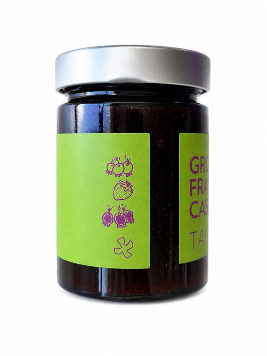 Confettura di ribes, fragola e cassis di Taizé