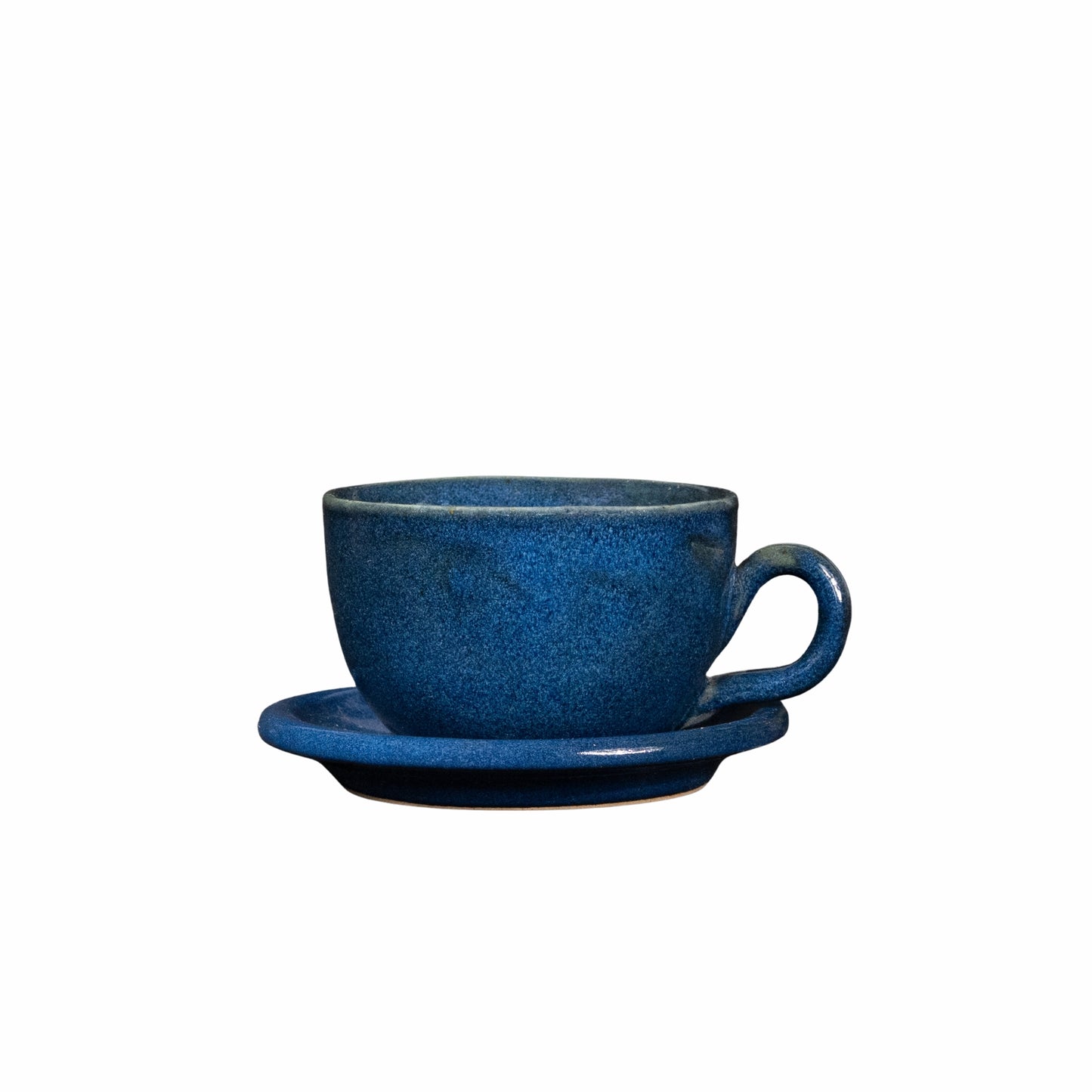 Große Tasse mit Unterteller "Dejeuner rond avec sous tasse" 2 Stk.