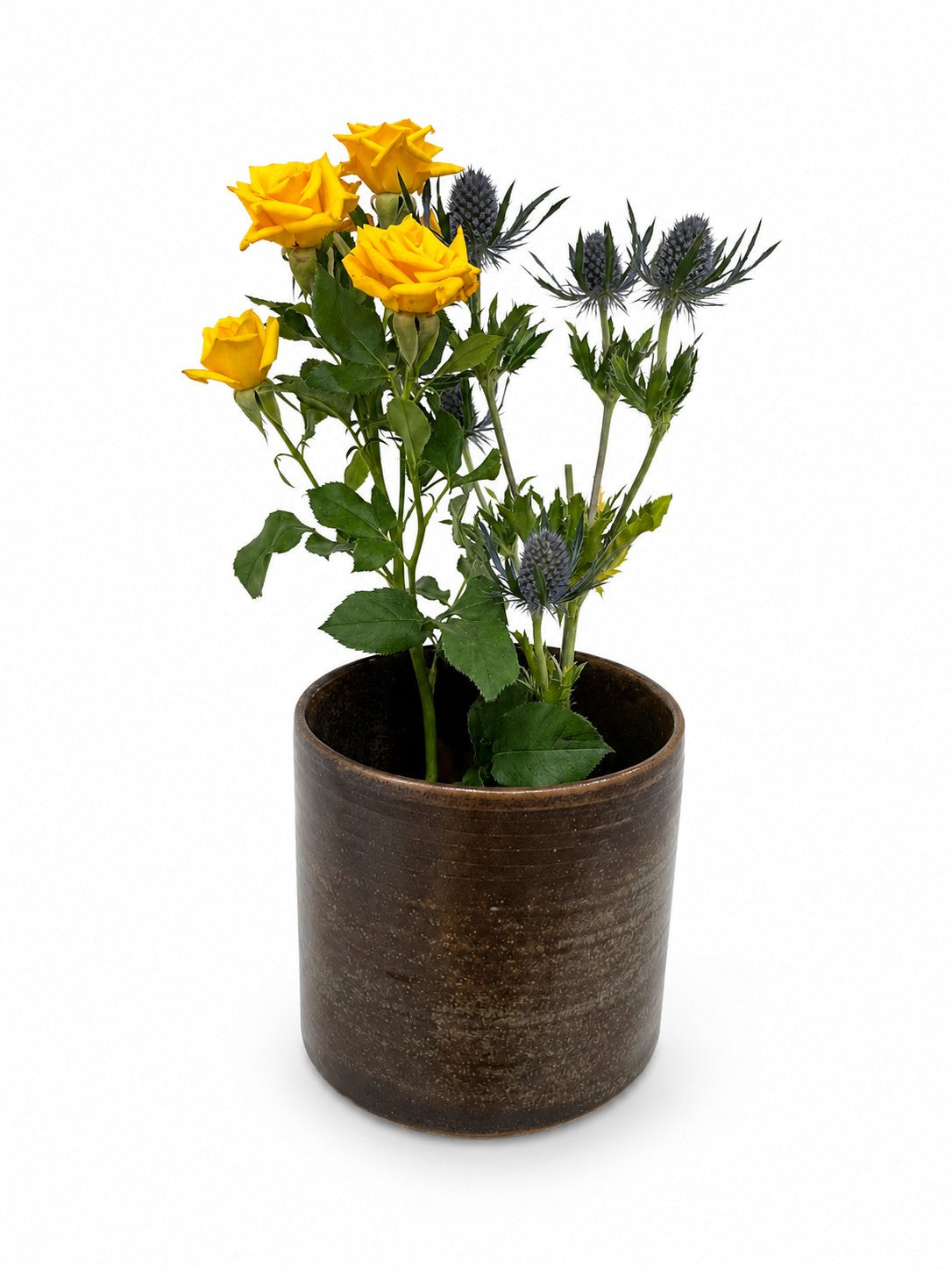 Vaso Ikebana medio alto "Asia medio"