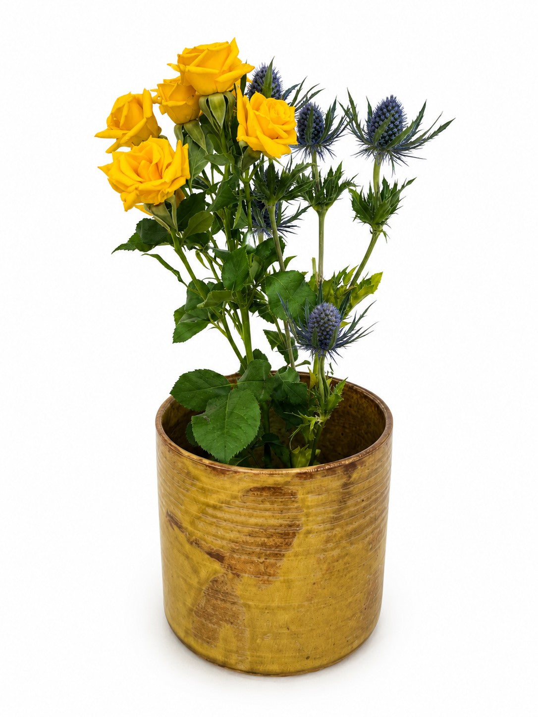 Vaso Ikebana medio alto "Asia medio"