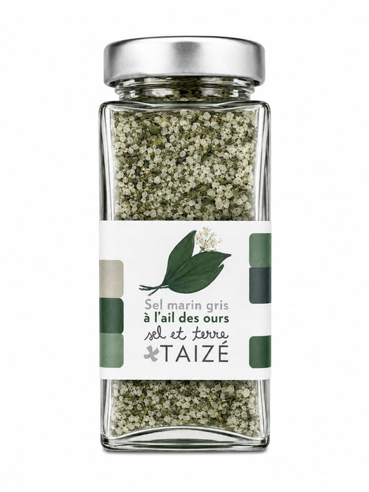 Gewürzsalzzubereitung mit Bärlauch-Knoblauch - Taizé