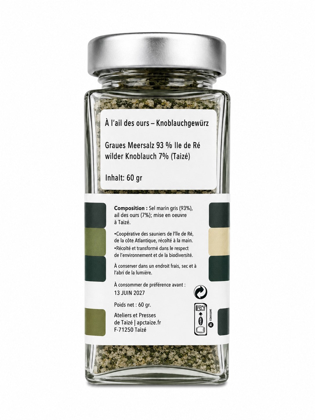 Spiced Salt Preparation with Wild Garlic-Garlic - Taizé