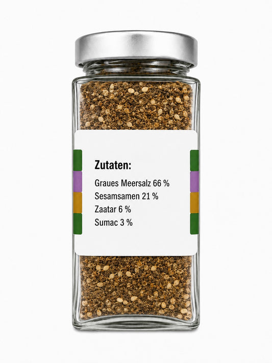 Zaatar – orientalna przyprawa solna z szarą solą morską
