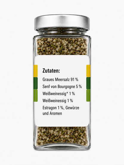 Gewürzsalz mit Senf und Estragon